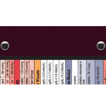 WhiteCoat Clipboard® Trifold - Wine Primary Care Edition